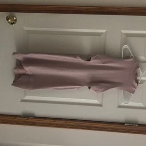 High neck cutout dress